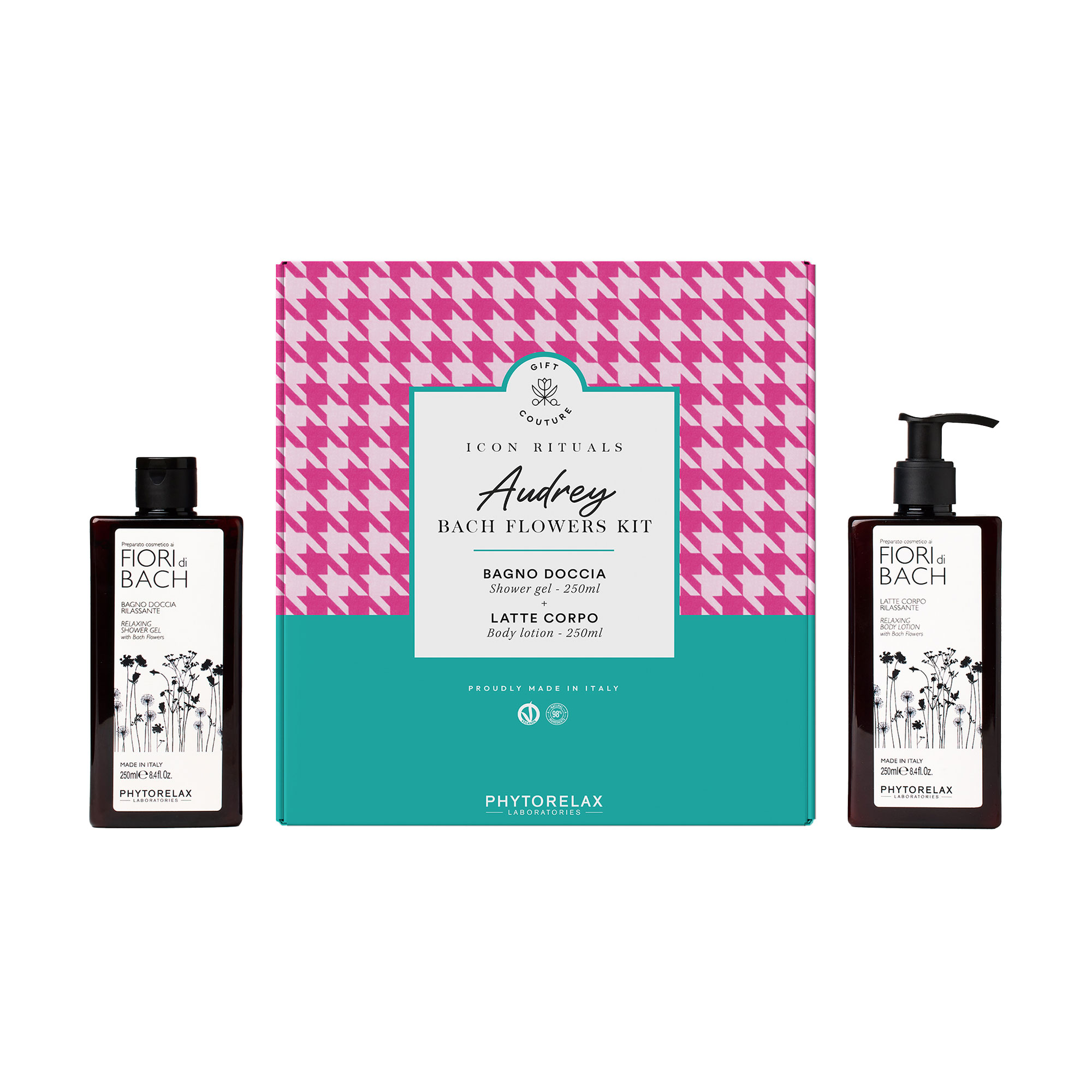 

Набір для тіла Phytorelax Laboratories Icon Rituals Audrey Bach Flowers Kit (гель для душу, 250 мл + лосьйон для тіла, 250 мл)