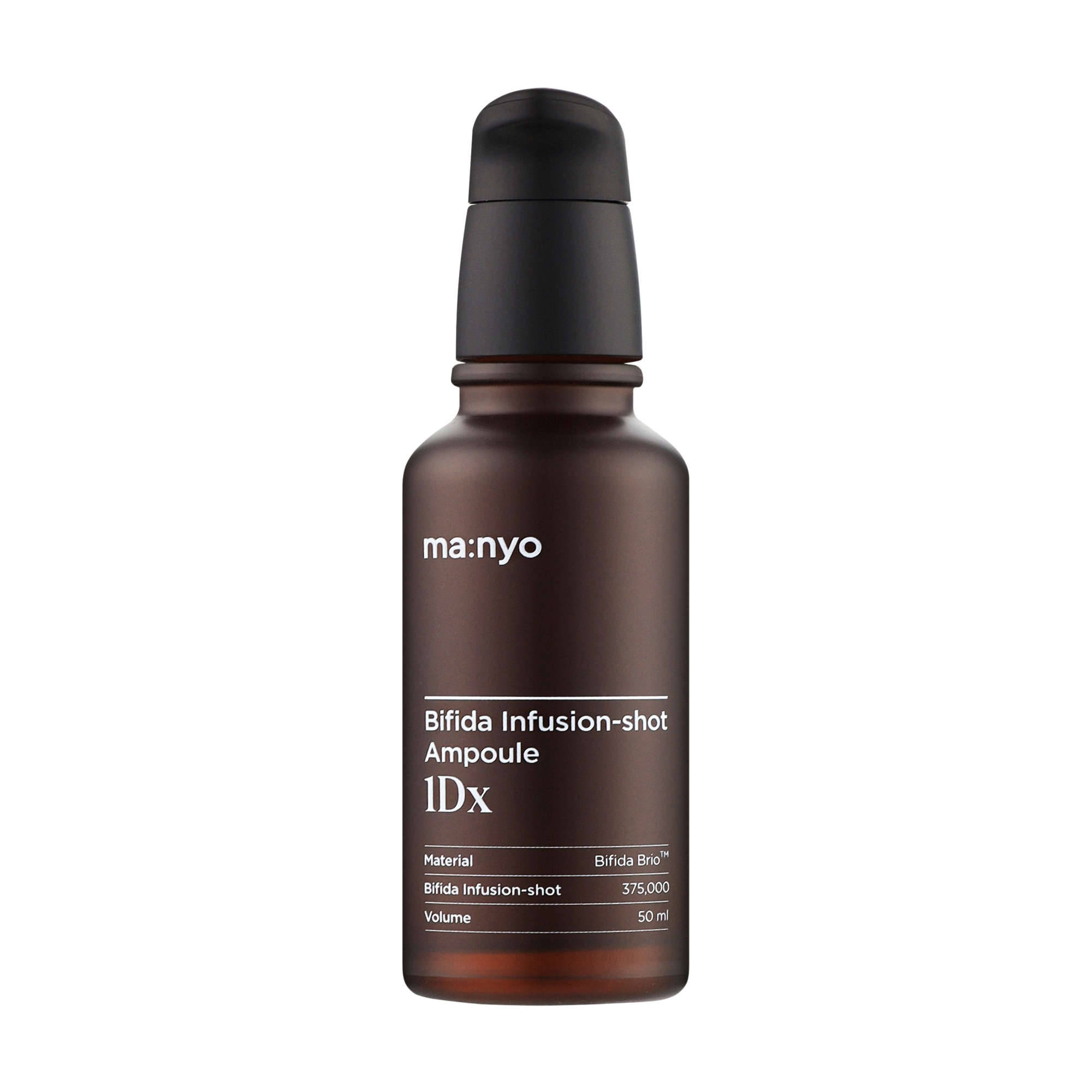 

Ампульна сироватка для обличчя Manyo Bifida Infusion-Shot Ampoule 1DX з лізатами біфідобактерій та мікроголками, 50 мл