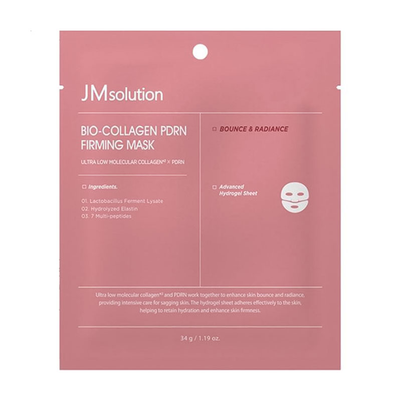 

Зміцнювальна тканинна маска для обличчя JMsolution Bio-Collagen PDRN Firming Mask, 34 г