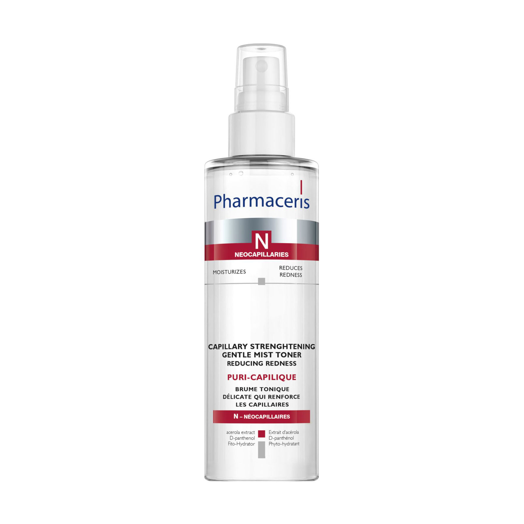

Уцінка! Зміцнювальний тонік-міст для обличчя Pharmaceris N Puri-Capilique Capillary Strenghtening Gentle Mist Toner, 200 мл