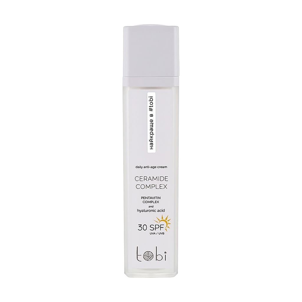 

Антивіковий денний крем для обличчя Tobi Ceramide Complex Daily Anti-Age Cream SPF30, 50 мл