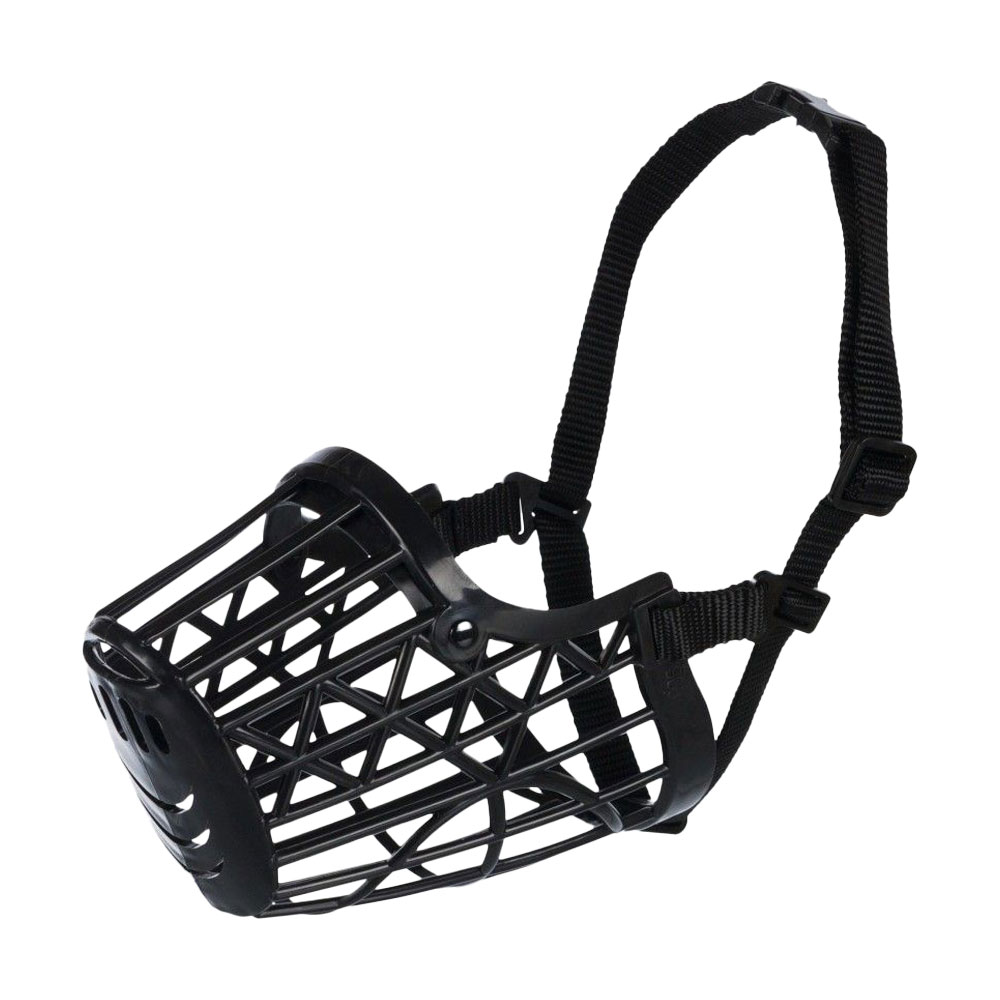 

Намордник для собак Trixie пластиковий, чорний, розмір L-XL (35 см) (17607)