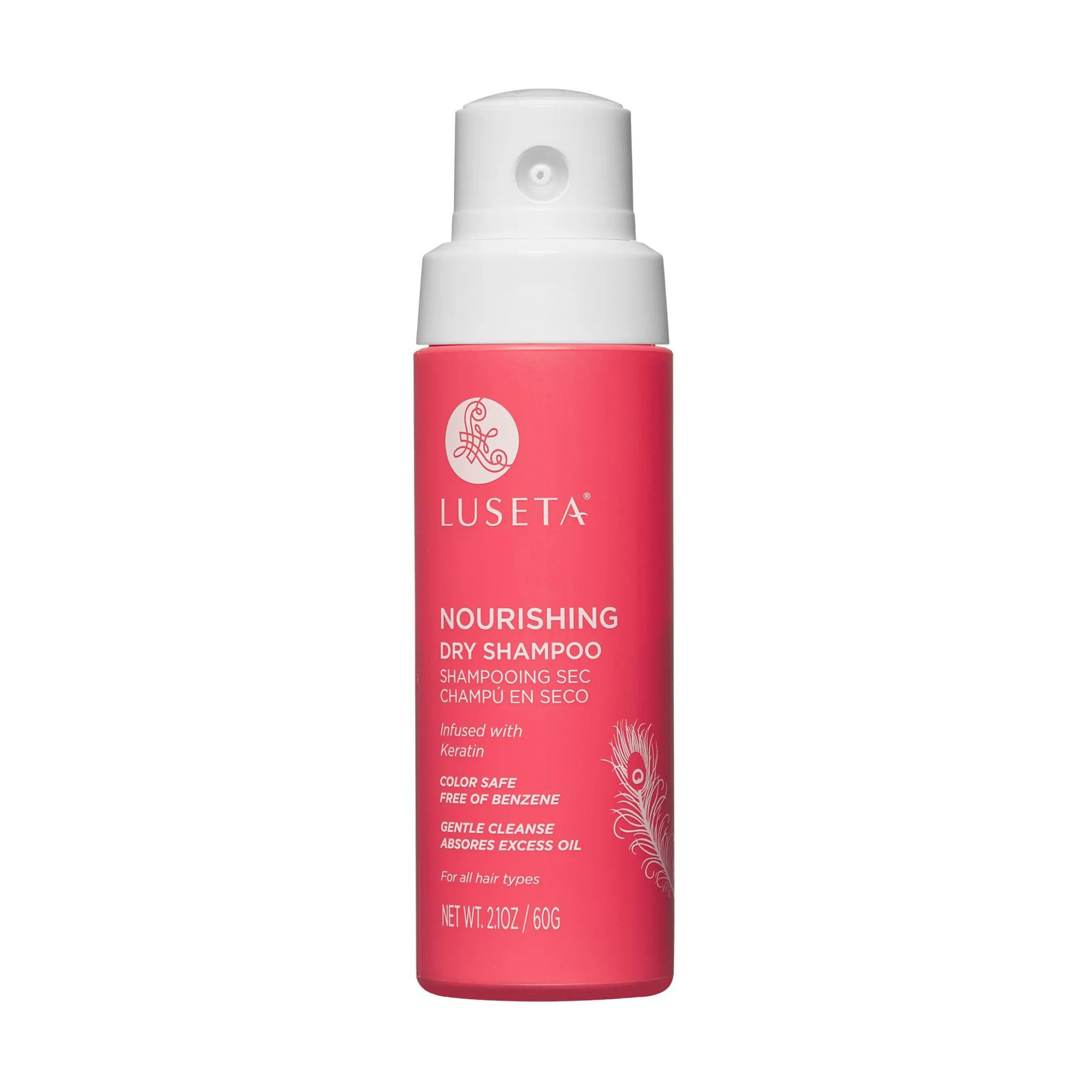 

Сухий шампунь для об'єму та живлення волосся Luseta Nourishing Dry Shampoo, 60 г