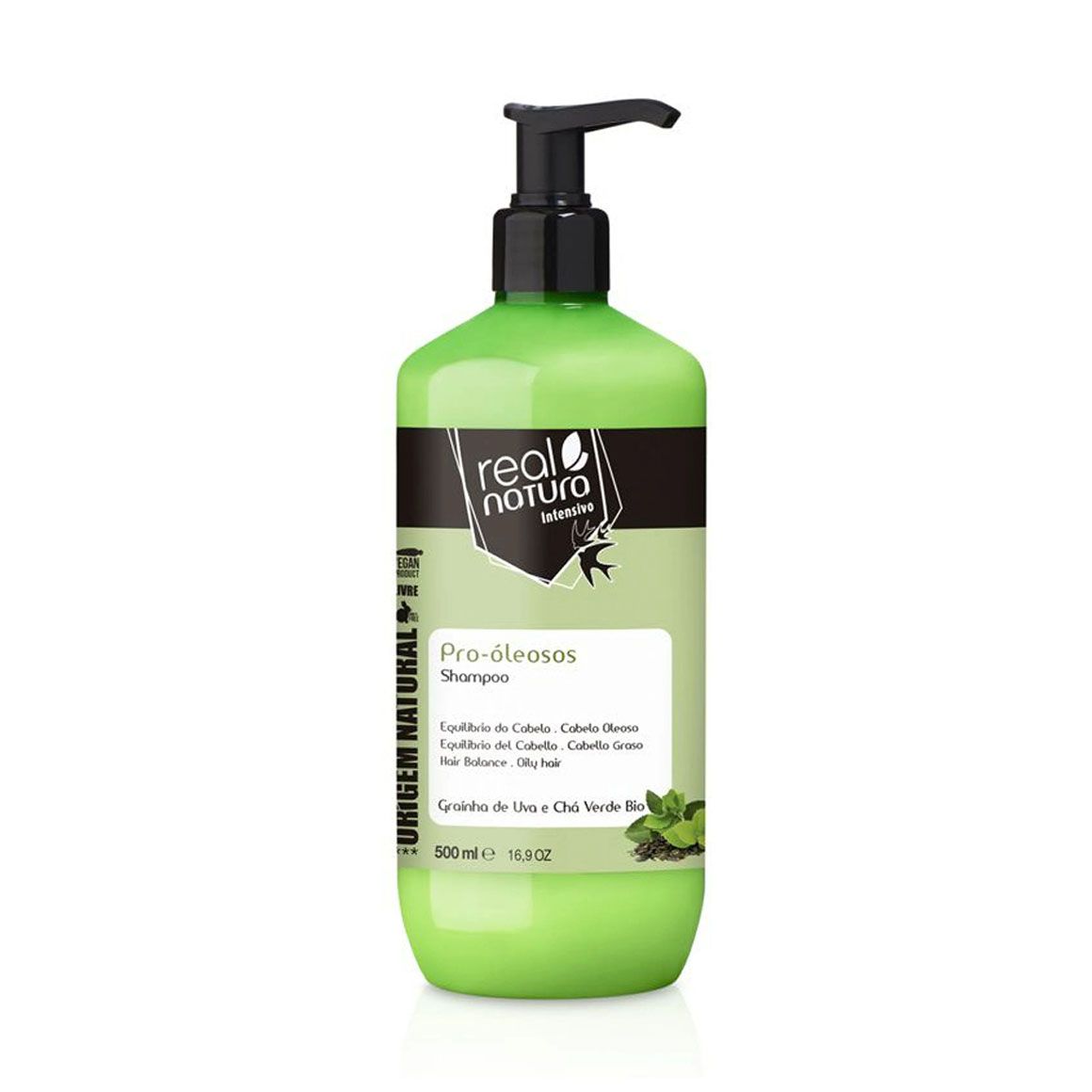 

Шампунь для зволоження волос Real Natura Sem Sal Aloe Vera Hidra, 500 мл