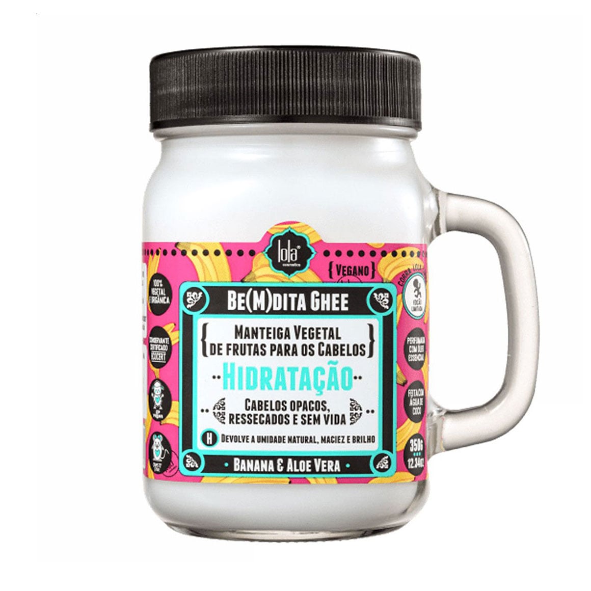 

Зволожувальна маска для волосся Lola From Rio Be(M)dita Ghee Banana & Aloe Vera Hydration Mask, 350 г