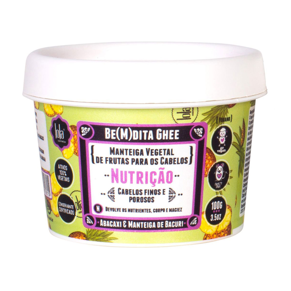 

Живильна маска для сухого та пористого волосся Lola From Rio Be(M)dita Ghee Nourishing Mask, 100 г