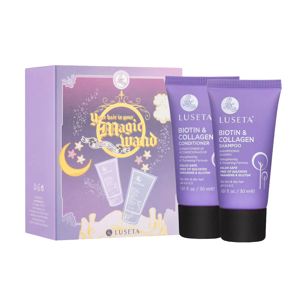 

Набір для волосся Luseta Biotin & Collagen (шампунь, 30 мл + кондиціонер, 30 мл)