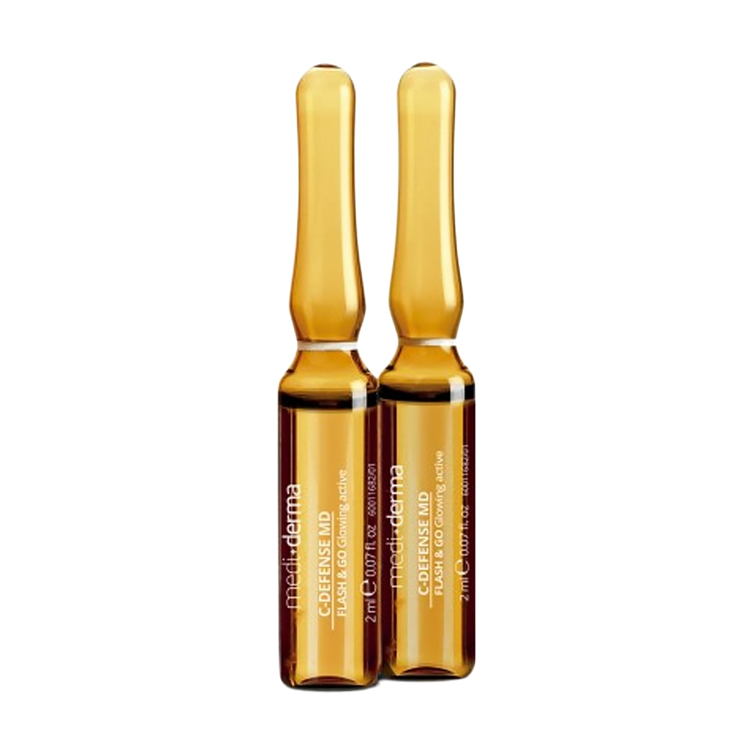 

Відновлювальна сироватка для обличчя Mediderma C-Defense MD Flash & Go Glowing Active Vitamin C Ampoules, 5*2 мл