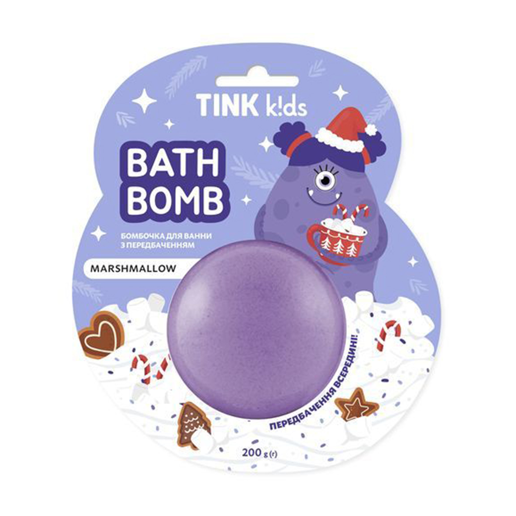 

Дитяча бомбочка для ванни з передбаченням Tink kids Bath Bomb Marshmallow, 200 г