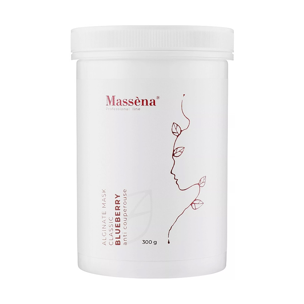 

Альгінатна маска для обличчя Massena Alginate Mask Blueberry проти куперозу, 300 г