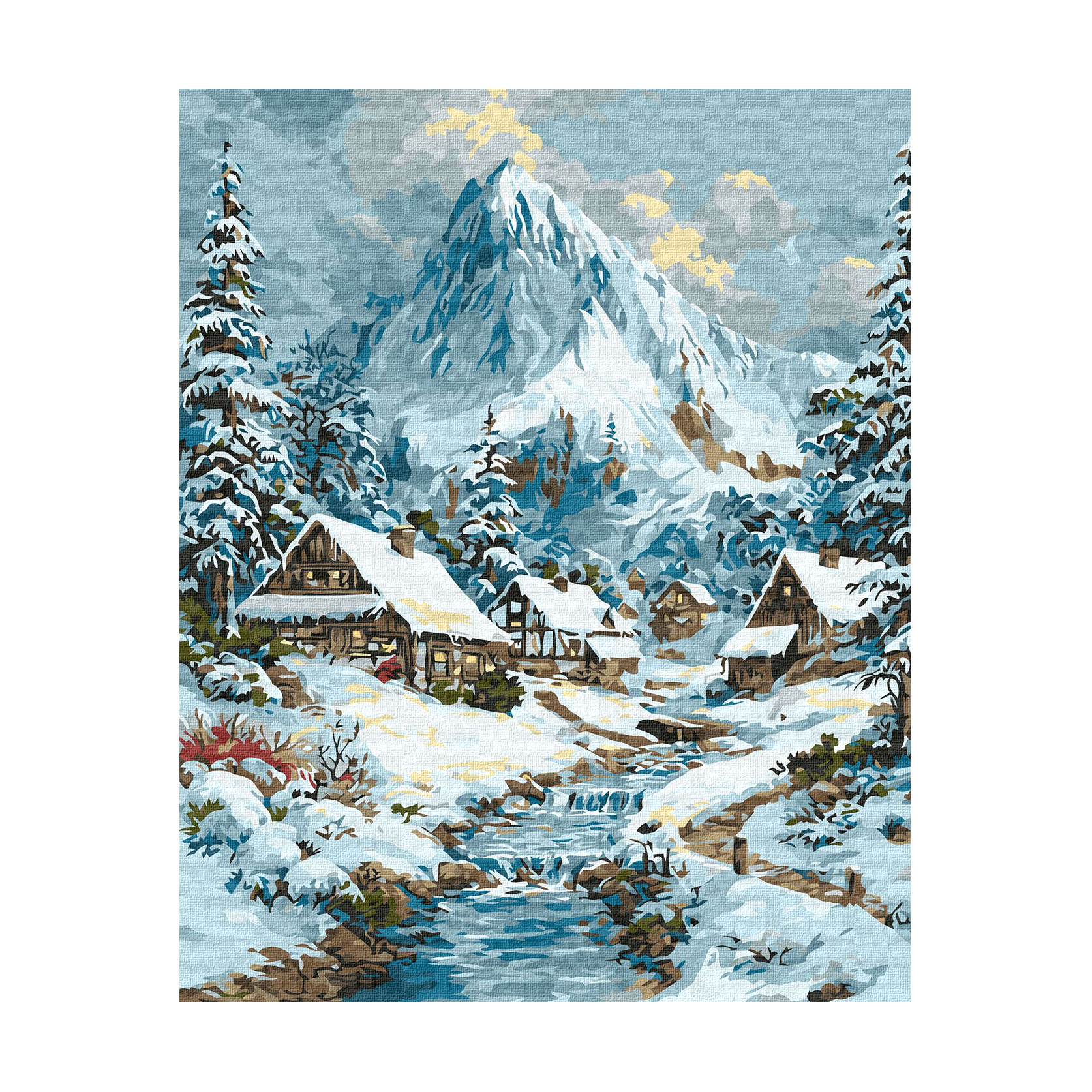 

Картина за номерами Ideyka Новорічний краєвид, 40*50 см (KHO6420)