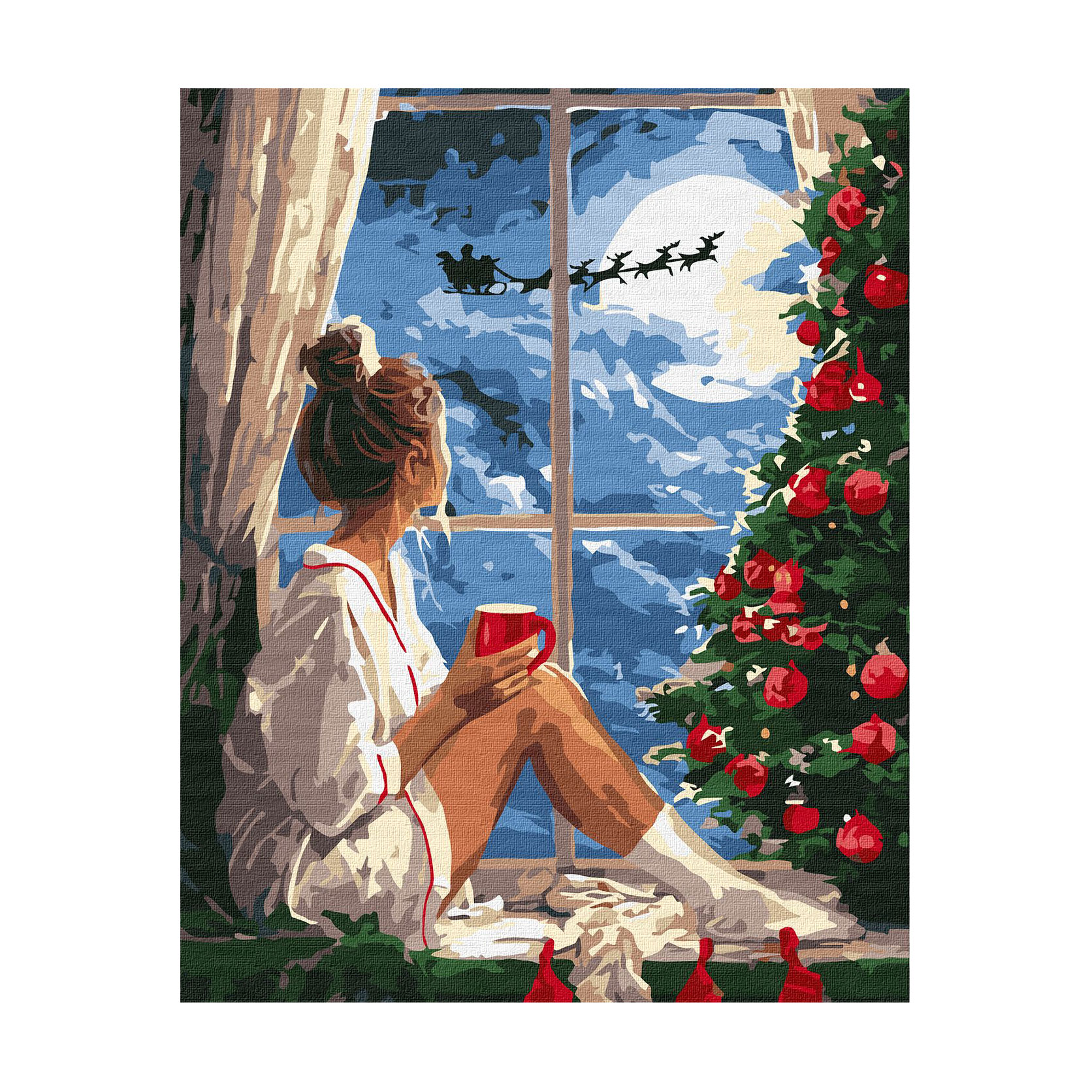 

Картина за номерами Ideyka Різдвяний вечір, 40*50 см (KHO8696)