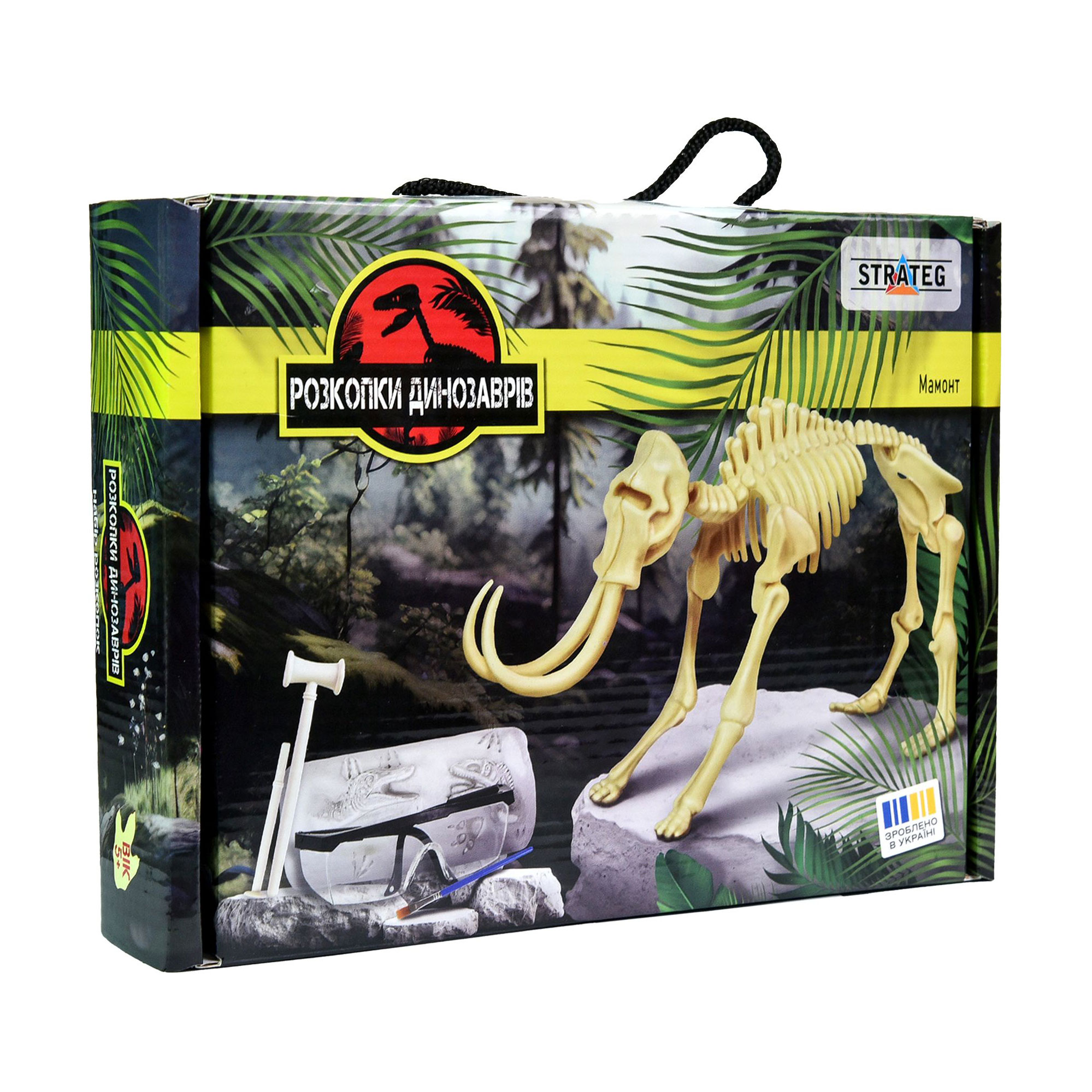 

Набір для творчості Strateg Розкопки динозаврів Мамонт, від 5 років (30834)