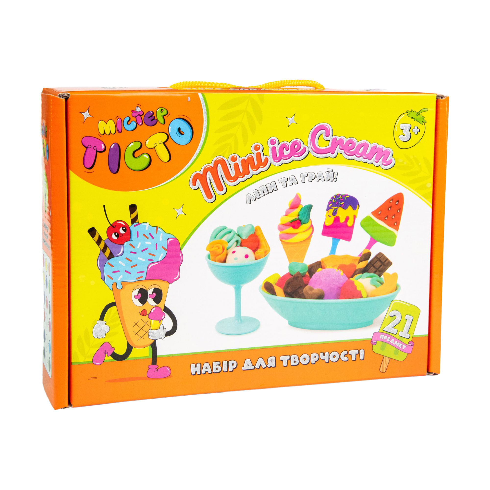 

Набір для творчості Strateg Містер тісто Mini Ice Cream від 3 років (41010)