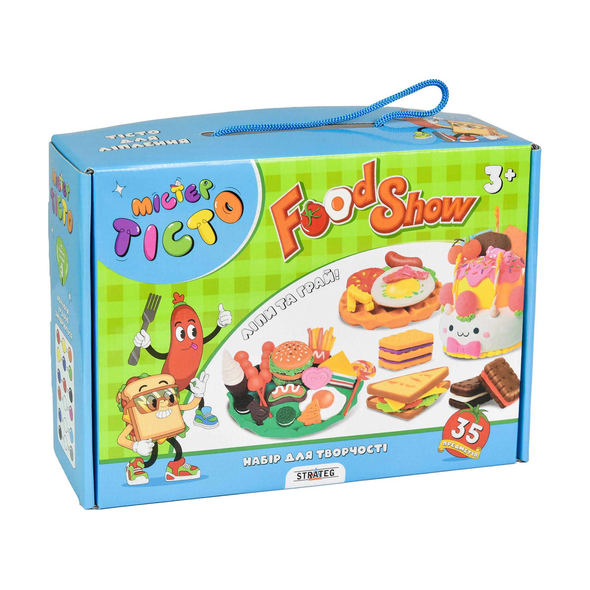 

Набір для творчості Strateg Містер тісто Food Show від 3 років (41018)