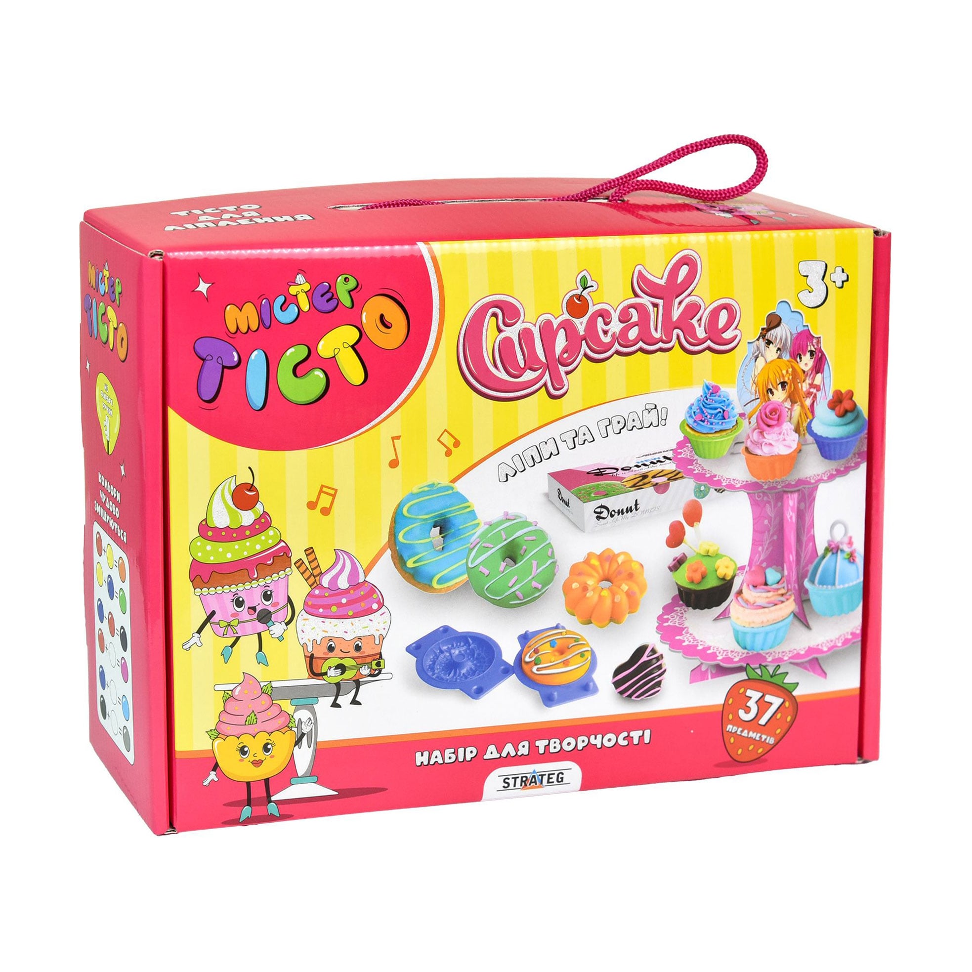 

Набір для творчості Strateg Містер тісто Cupcake від 3 років (41016)