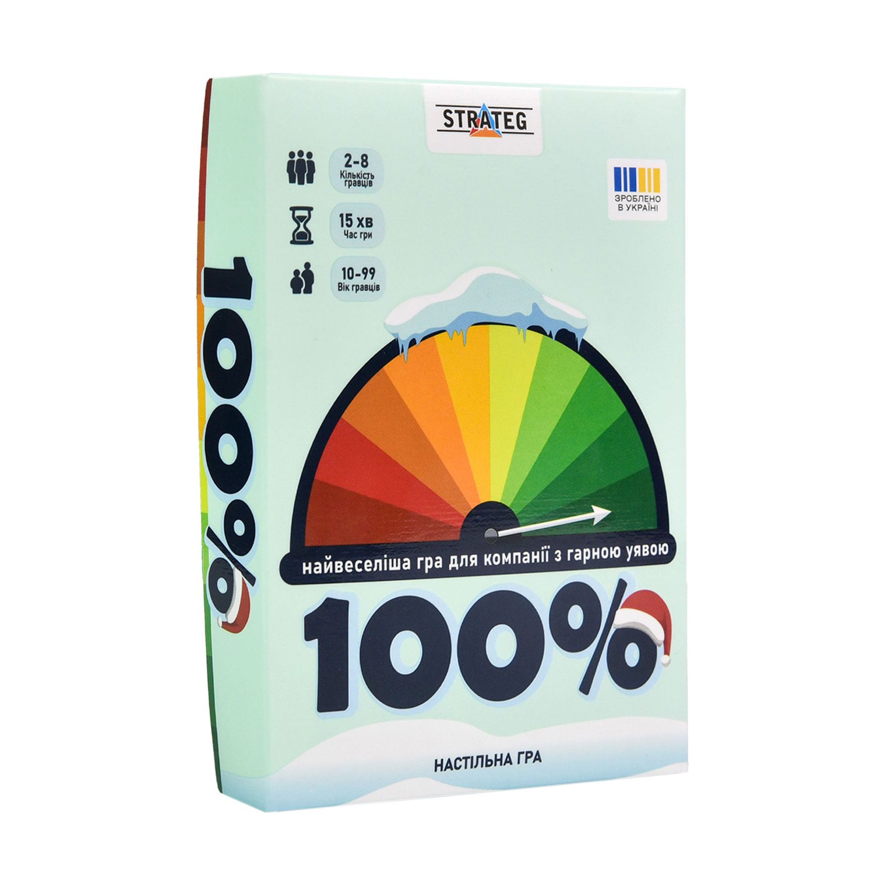 

Настільна гра Strateg 100%, від 10 років (30802)