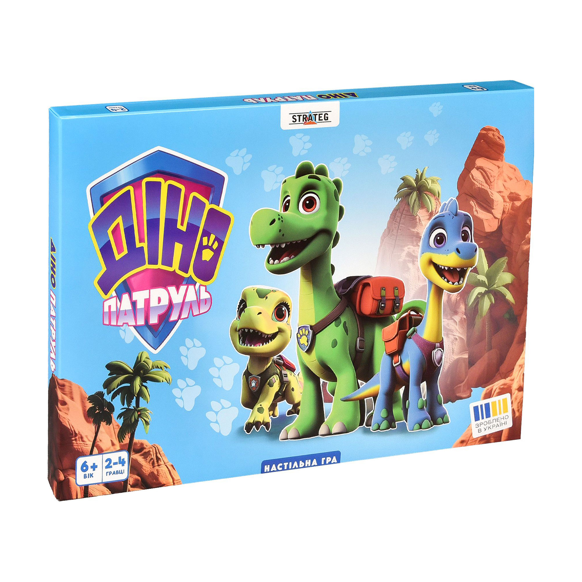 

Настільна гра Strateg Діно Патруль, від 6 років (30645)