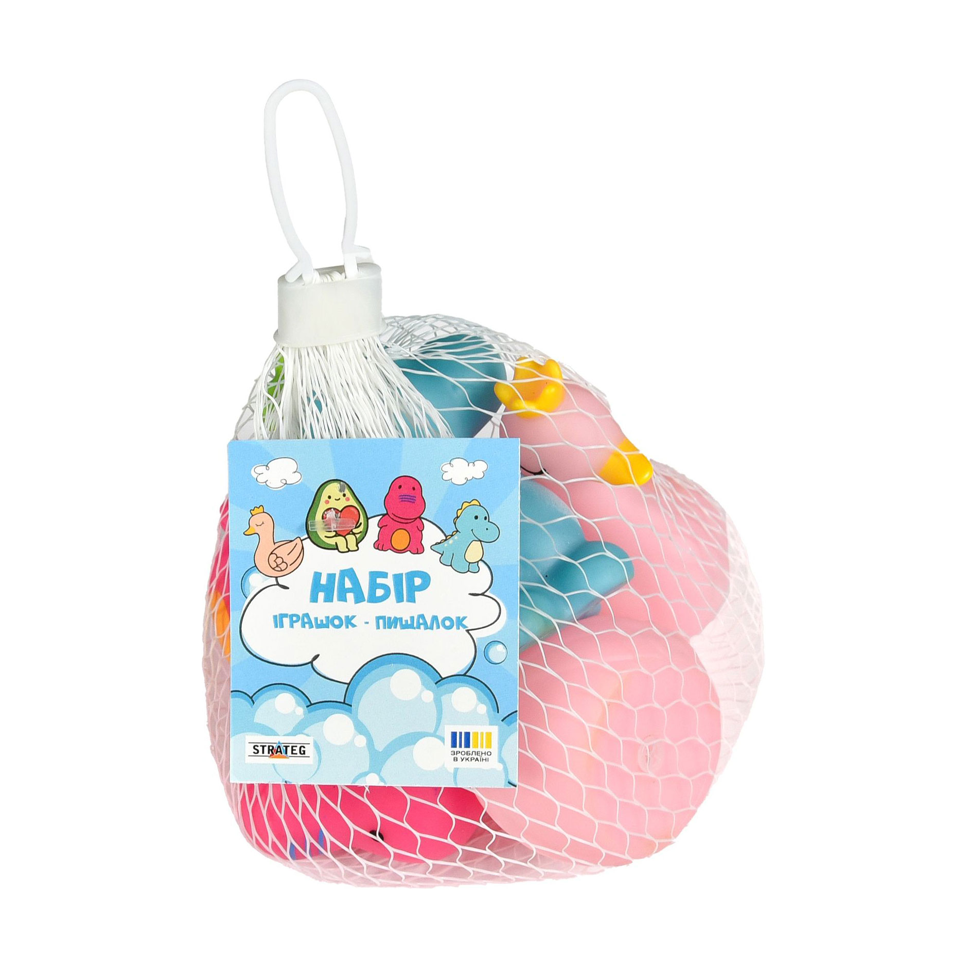 

Набір іграшок-пищалок Strateg Чарівні герої, від 3 років (30976)