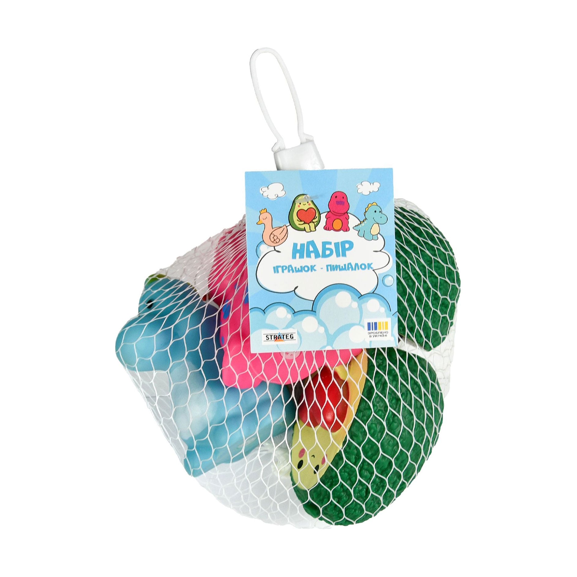 

Набір іграшок-пищалок Strateg Маленькі друзі, від 3 років (30978)