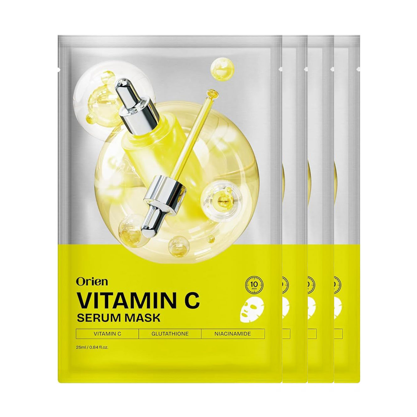 

Тканинна маска для обличчя Orien Vitamin C Serum Mask, 25 мл