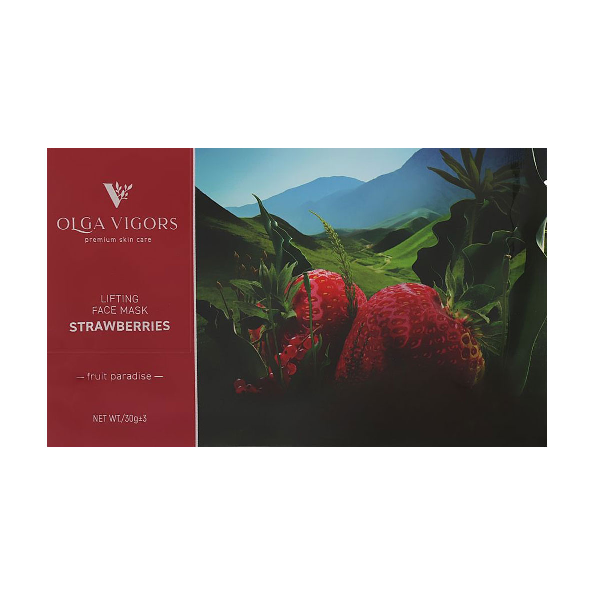 

Ліфтингова тканинна маска для обличчя Vigor Lifting Face Mask Полуниця, 30 г