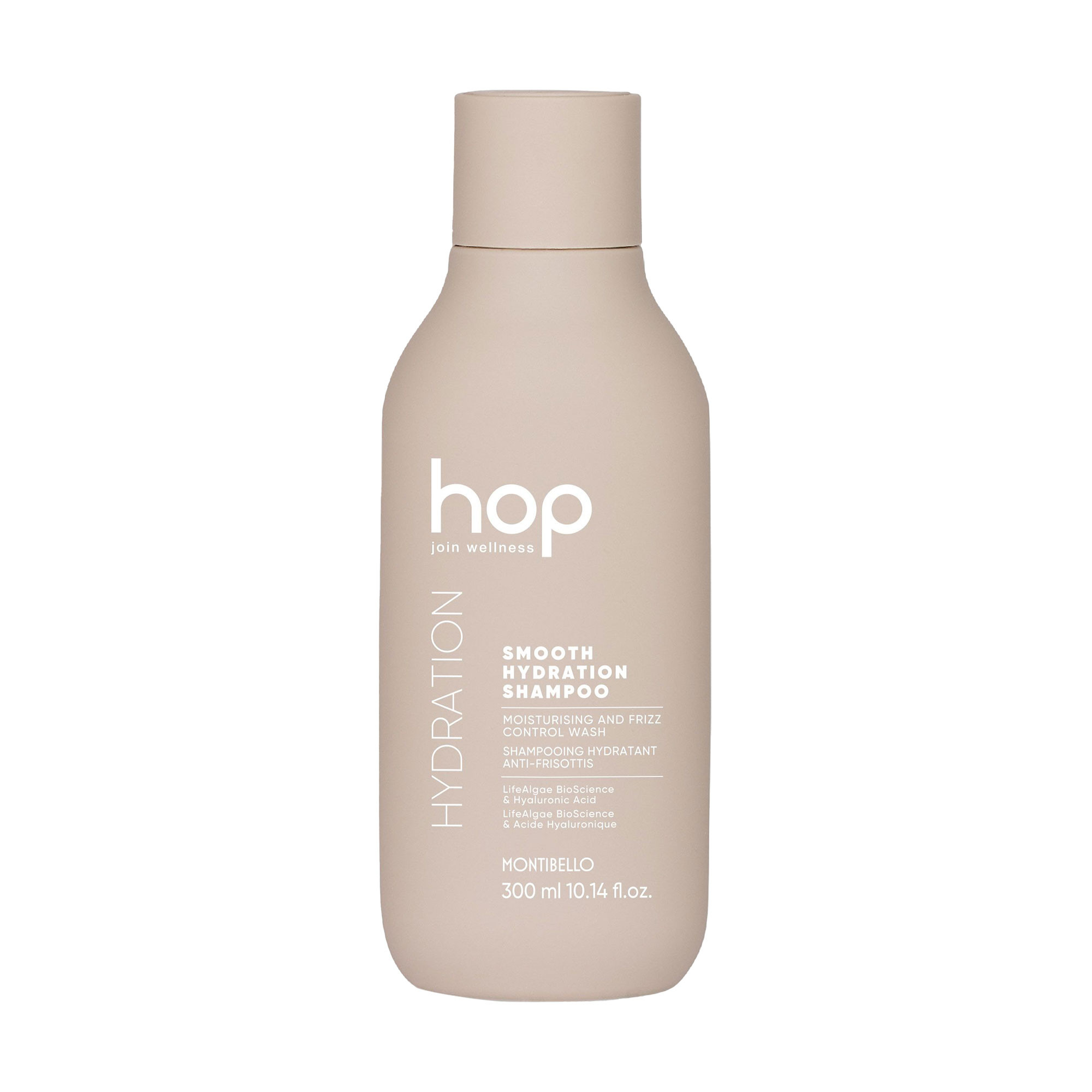 

Зволожувальний шампунь для в'юнкого та неслухняного волосся Montibello HOP Smooth Hydration Shampoo, 300 мл