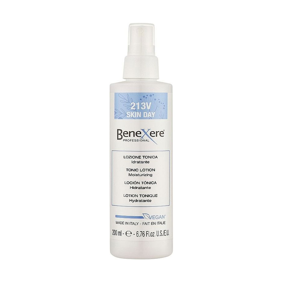 

Уцінка! Зволожувальний тонік-лосьйон для обличчя Muster Benexere Professional 213V Skin Day Moisturizing Toning Lotion, 200 мл