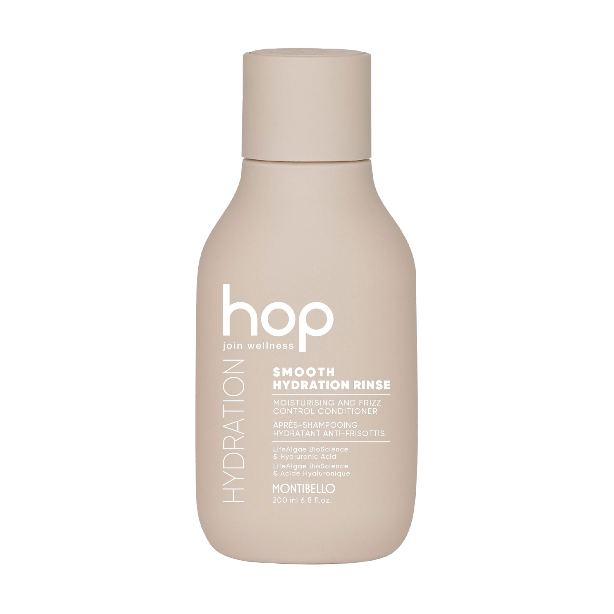

Зволожувальний кондиціонер для в'юнкого та неслухняного волосся Montibello HOP Smooth Hydration Rinse, 200 мл