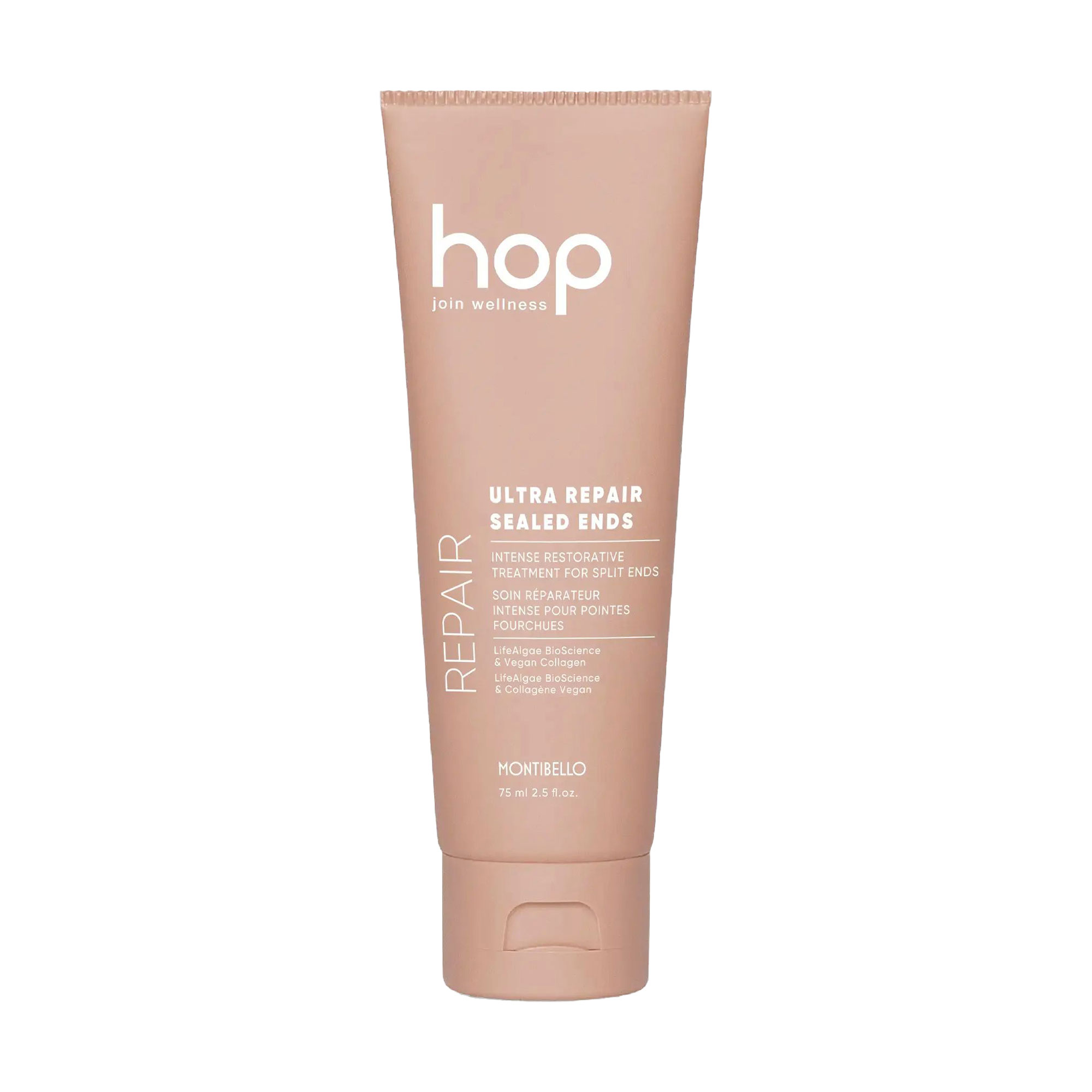 

Відновлювальний крем для посічених кінчиків волосся Montibello HOP Ultra Repair Sealed Ends, 75 мл