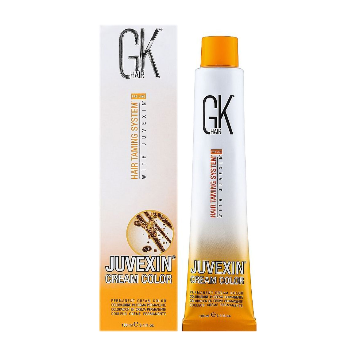 

Перманентна крем-фарба для волосся GK Hair Juvexin Cream Color 10.1 Platinum Ash Blonde, 100 мл