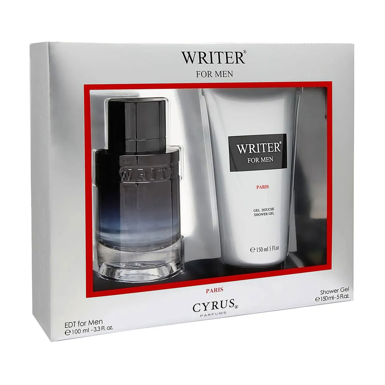 

Парфумований набір чоловічий Cyrus Parfums Writer (парфумована вода, 100 мл + гель для душу, 150 мл)
