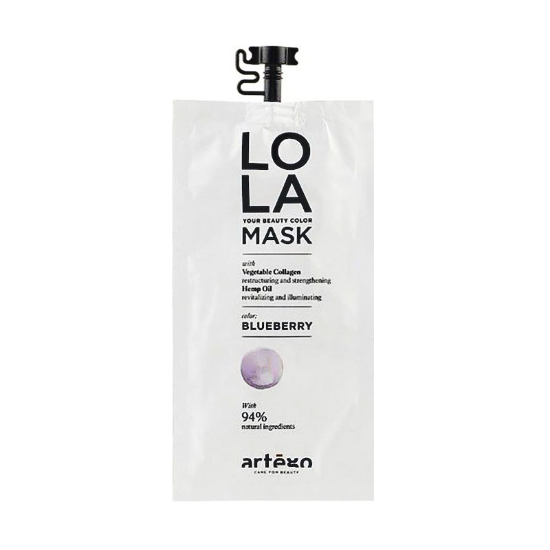 

Відтінкова маска для волосся Artego Lola Your Beauty Color Mask, Blueberry, 20 мл