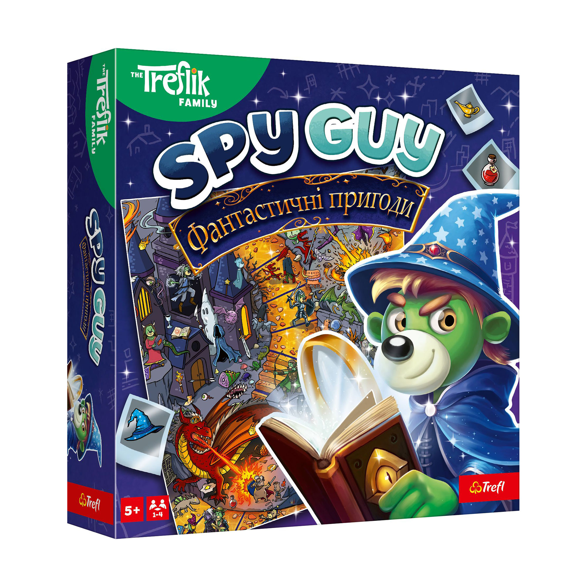 

Настільна гра Trefl The Treflik Family Spy Guy Фантастичні пригоди, від 5 років (2980)
