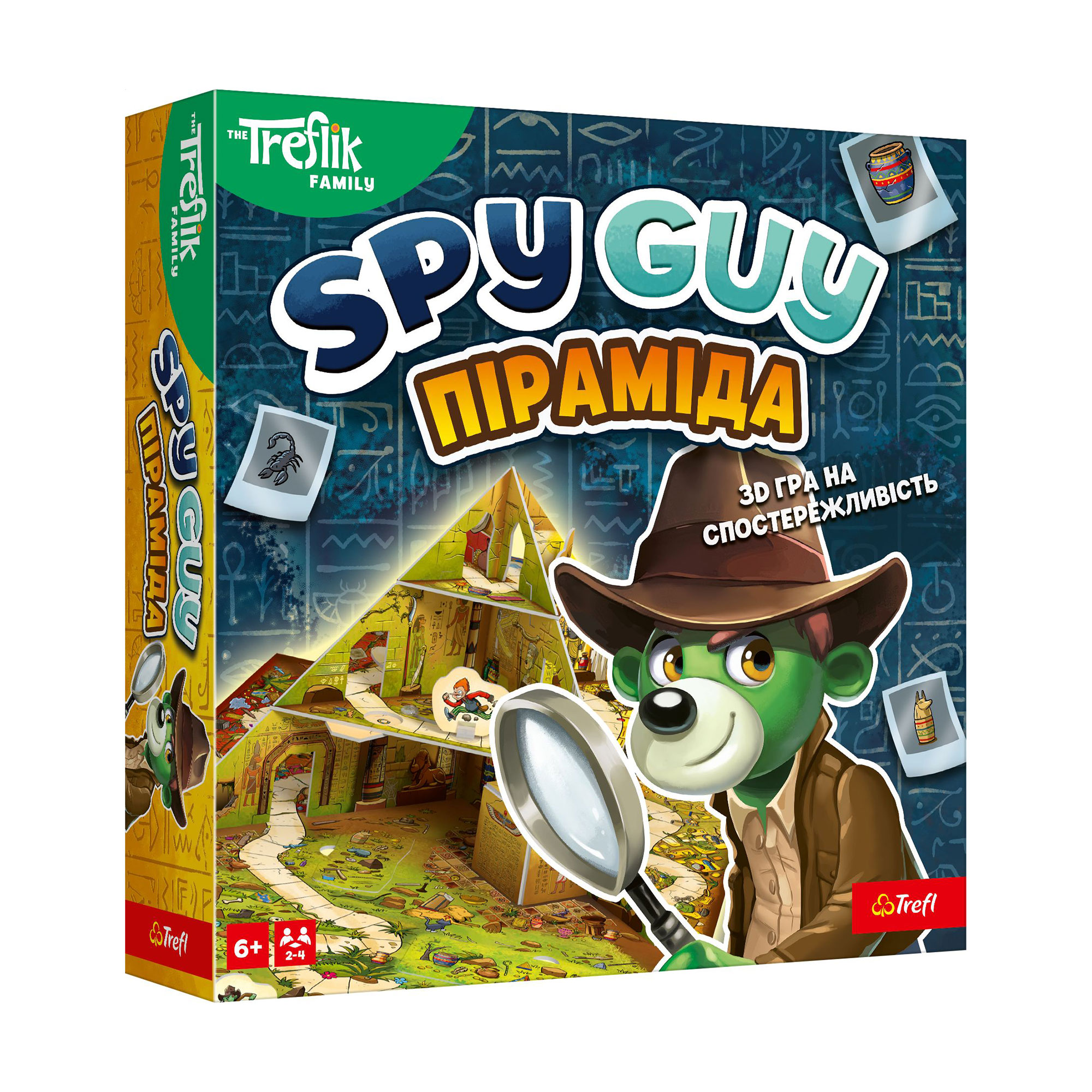 

Настільна гра Trefl The Treflik Family Spy Guy Піраміда, від 6 років (2979)