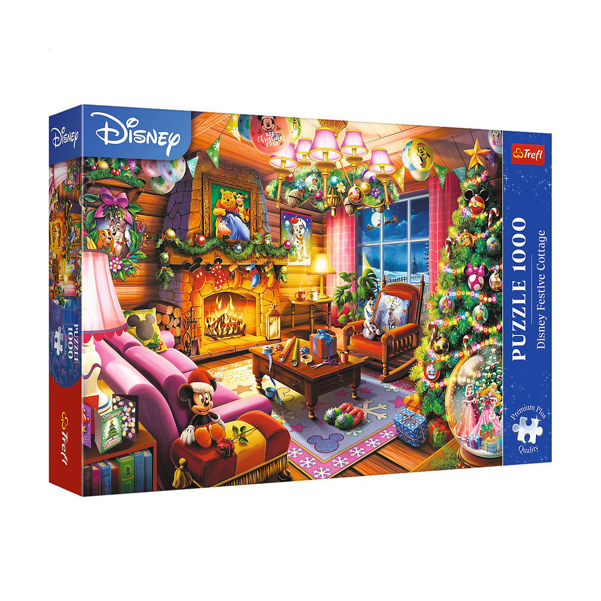 

Пазли Trefl Disney Premium Plus Святковий котедж Діснея, від 14 років, 1000 елементів (10916)