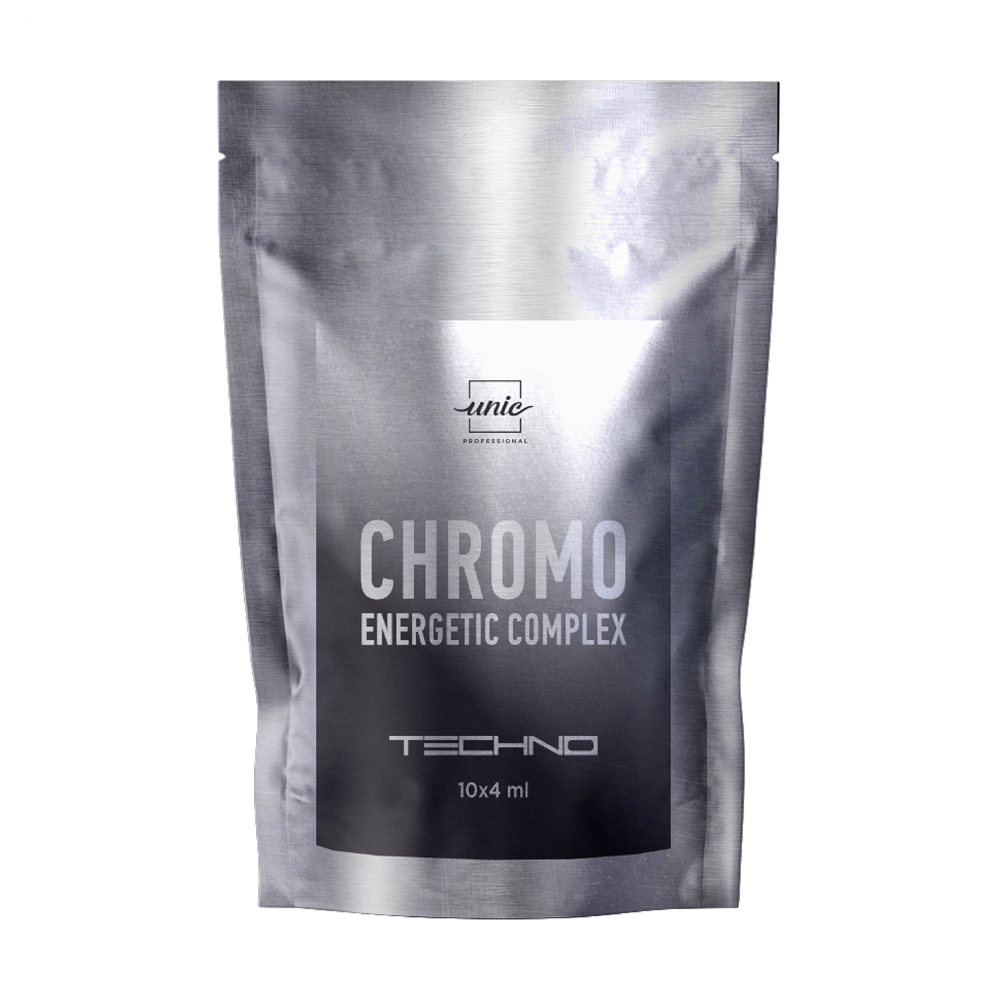 

Хромоенергетичний комплекс для фарбування волосся Unic Techno Chromo Energetic Complex, 10*4 мл