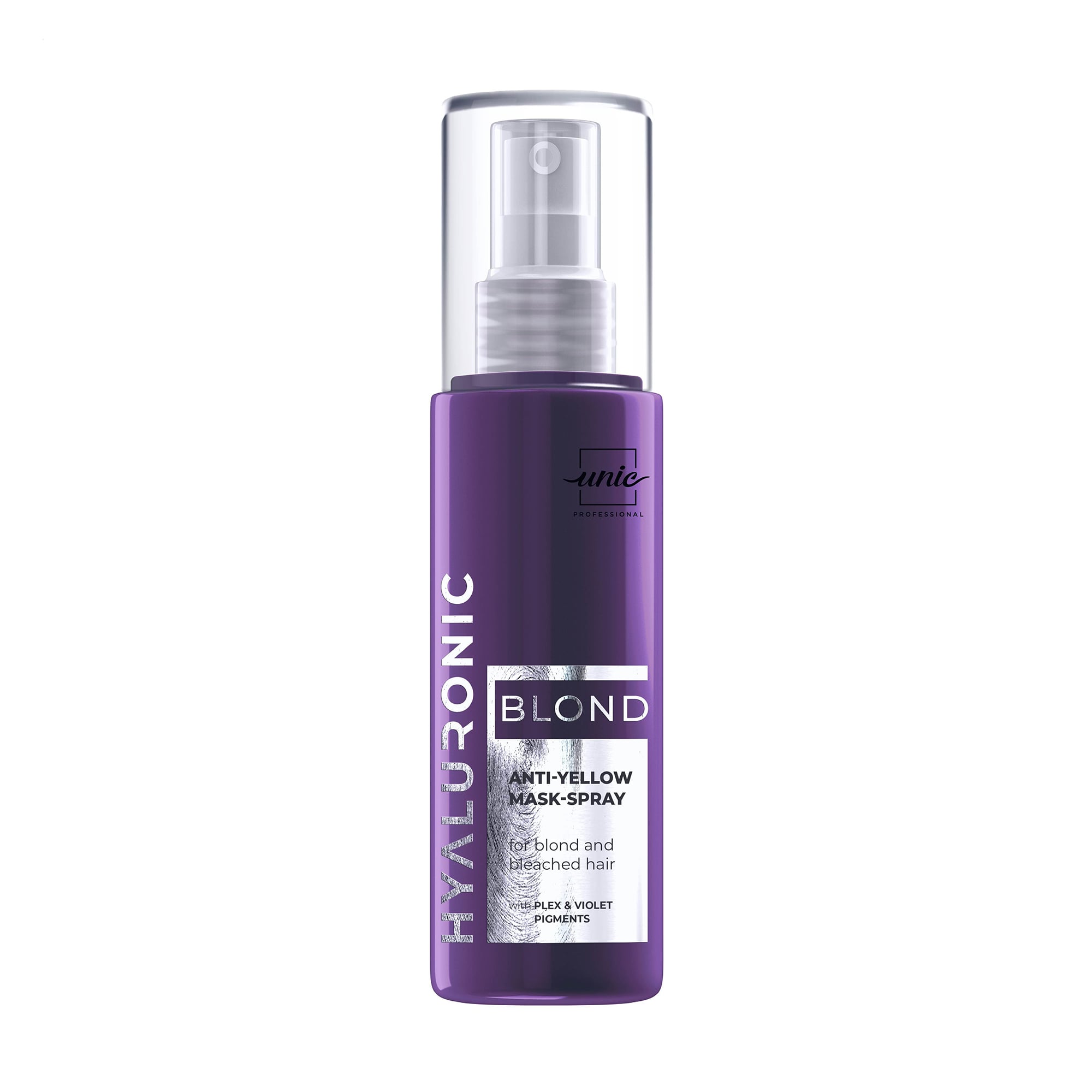 Маска-спрей Unic Hyaluronic Blond Anti-Yellow Mask-Spray для світлого та знебарвленого волосся, 150 мл