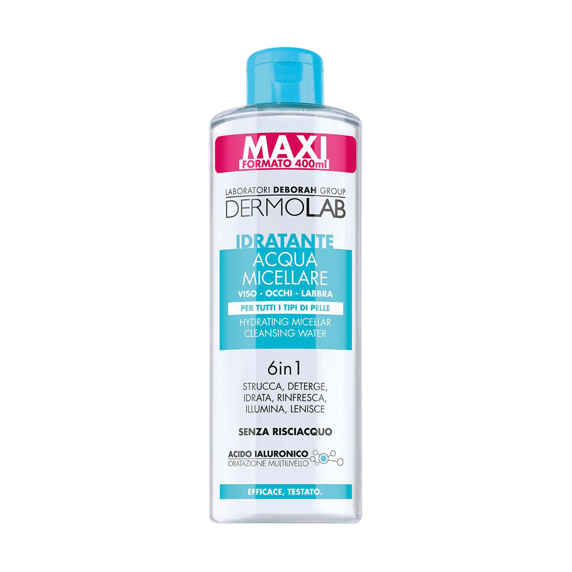 

Зволожувальна міцелярна вода для обличчя Dermolab Hydrating Micellar Cleansing Water 6 in 1, 400 мл