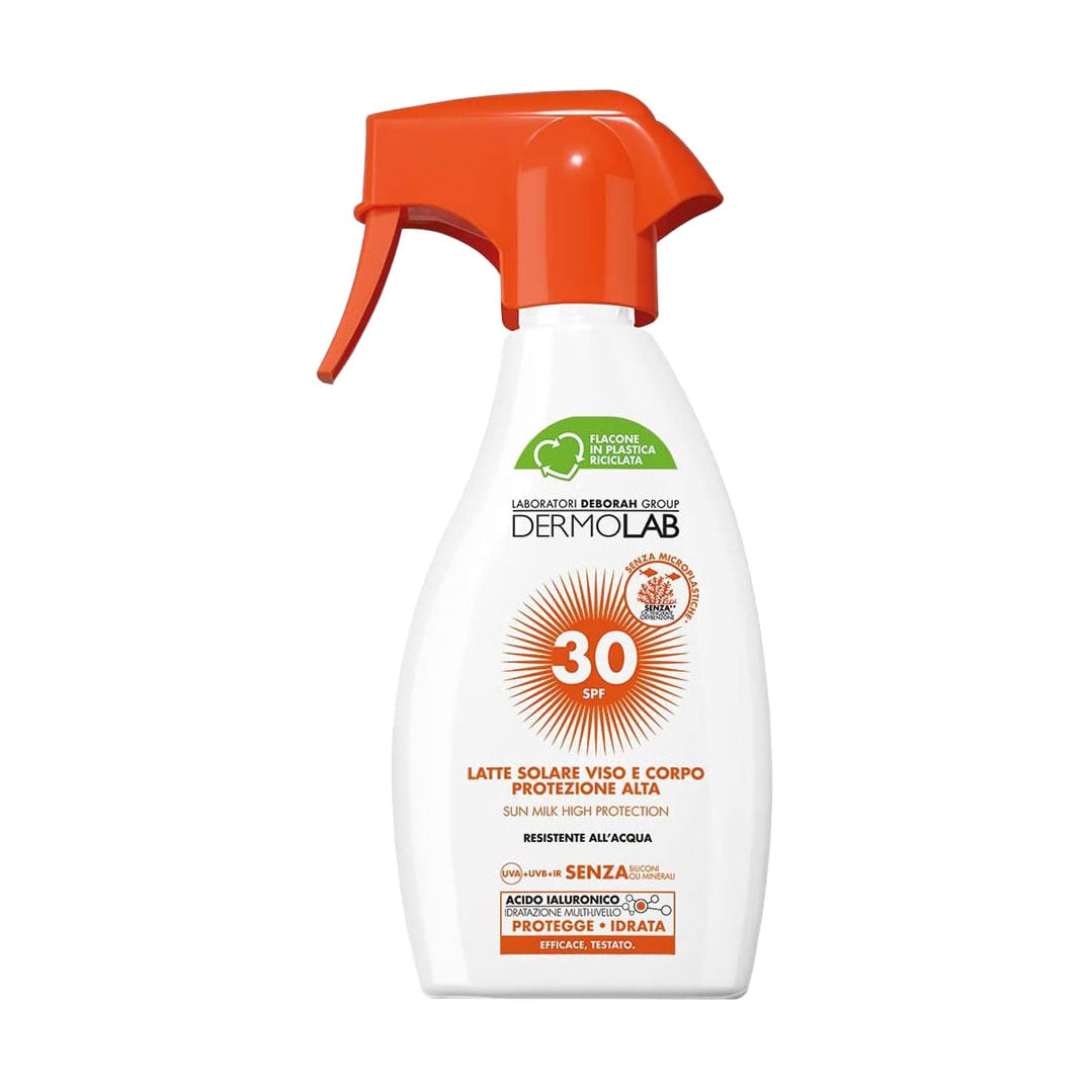 

Сонцезахисне молочко для обличчя та тіла Dermolab Sun Milk High Protection, SPF 30, 250 мл