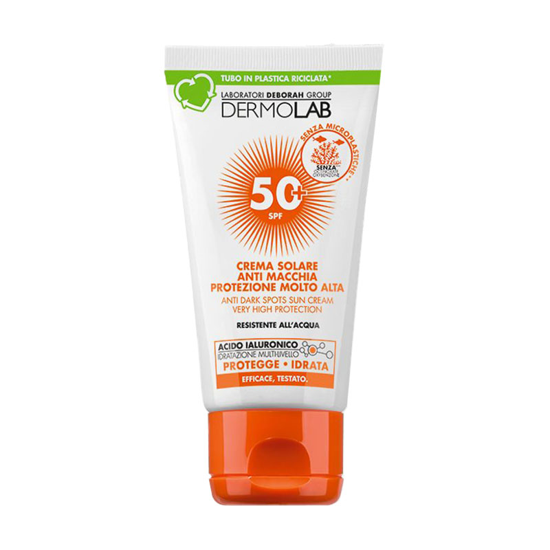 

Сонцезахисний крем для обличчя та шиї Dermolab Anti Dark Spots Sun Cream Very High Protection, SPF 50+, проти темних плям, 50 мл