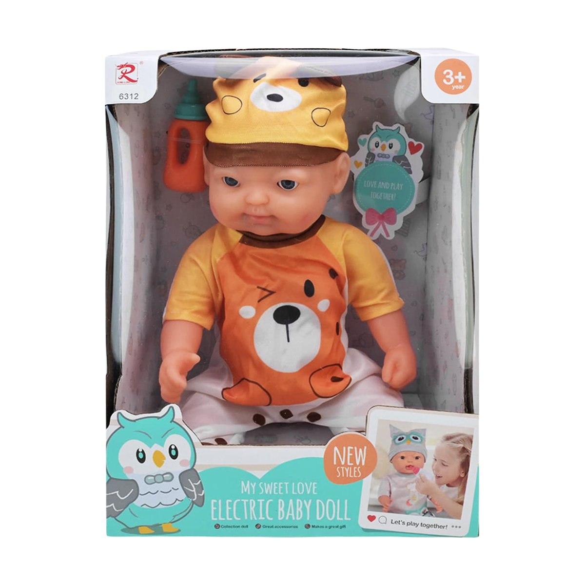 

Інтерактивний пупс Shantou Jinxing з аксесуарами, від 3 років (6312)