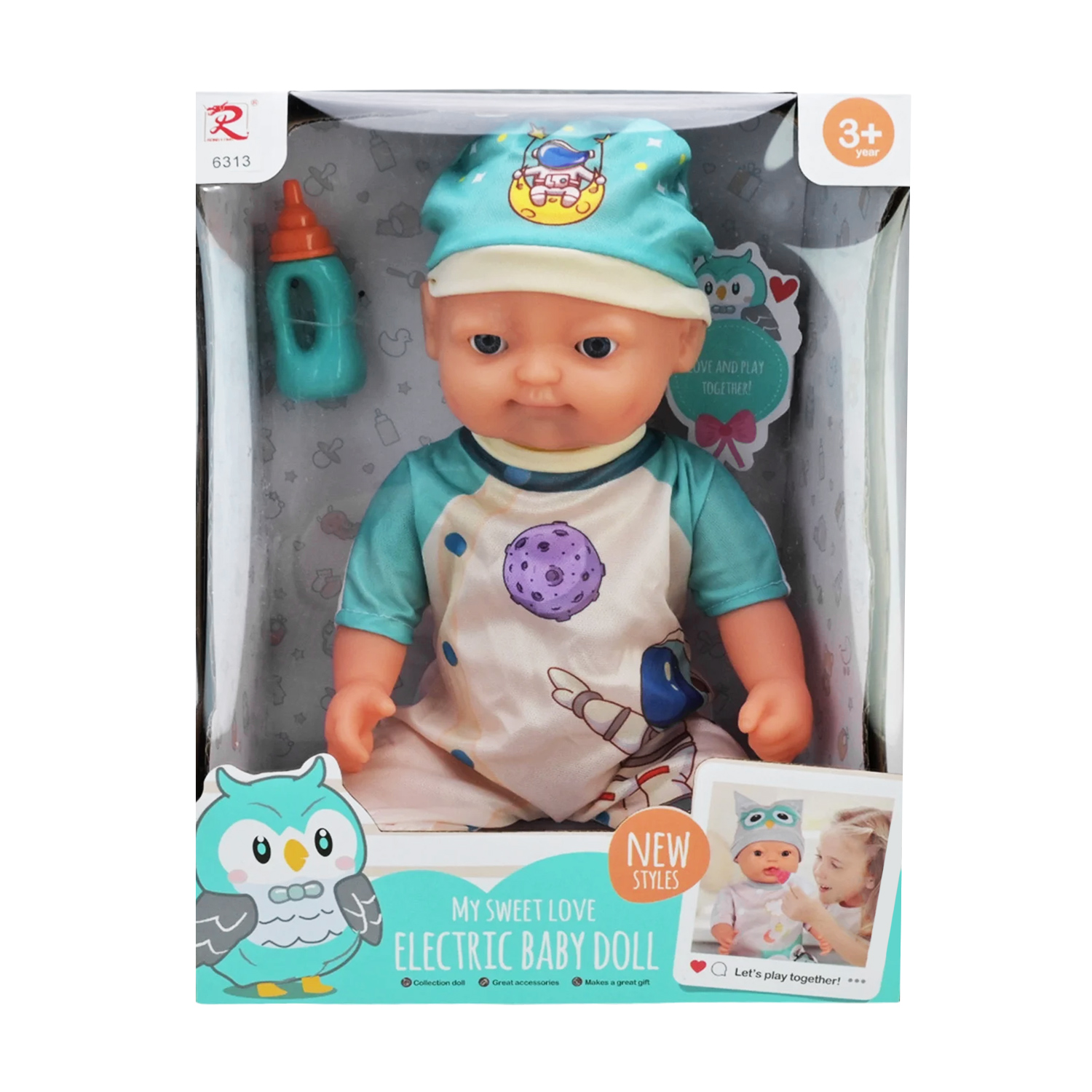 

Інтерактивний пупс Shantou Jinxing з аксесуарами, від 3 років (6313)