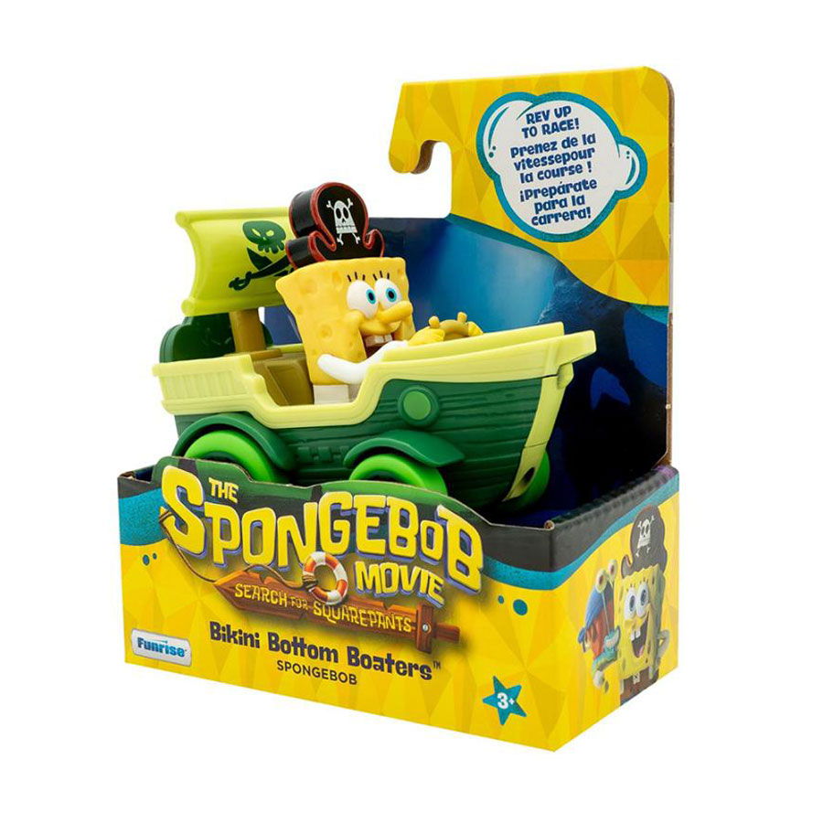 

Фігурка Funrise Губка Боб у кіно У пошуках квадратних штанів Човняр-пірат Губка Боб, від 3 років (FR73111/73112)