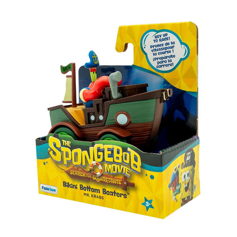 

Фігурка Funrise Губка Боб у кіно У пошуках квадратних штанів Човняр-пірат Містер Крабс, від 3 років (FR73111/73113)
