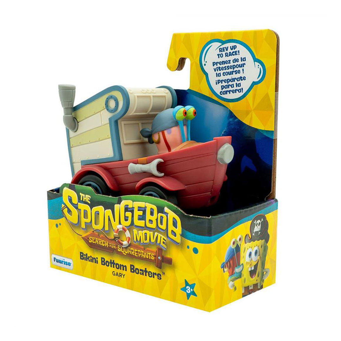 

Фігурка Funrise Губка Боб у кіно У пошуках квадратних штанів Човняр-пірат Ґері, від 3 років (FR73111/73114)