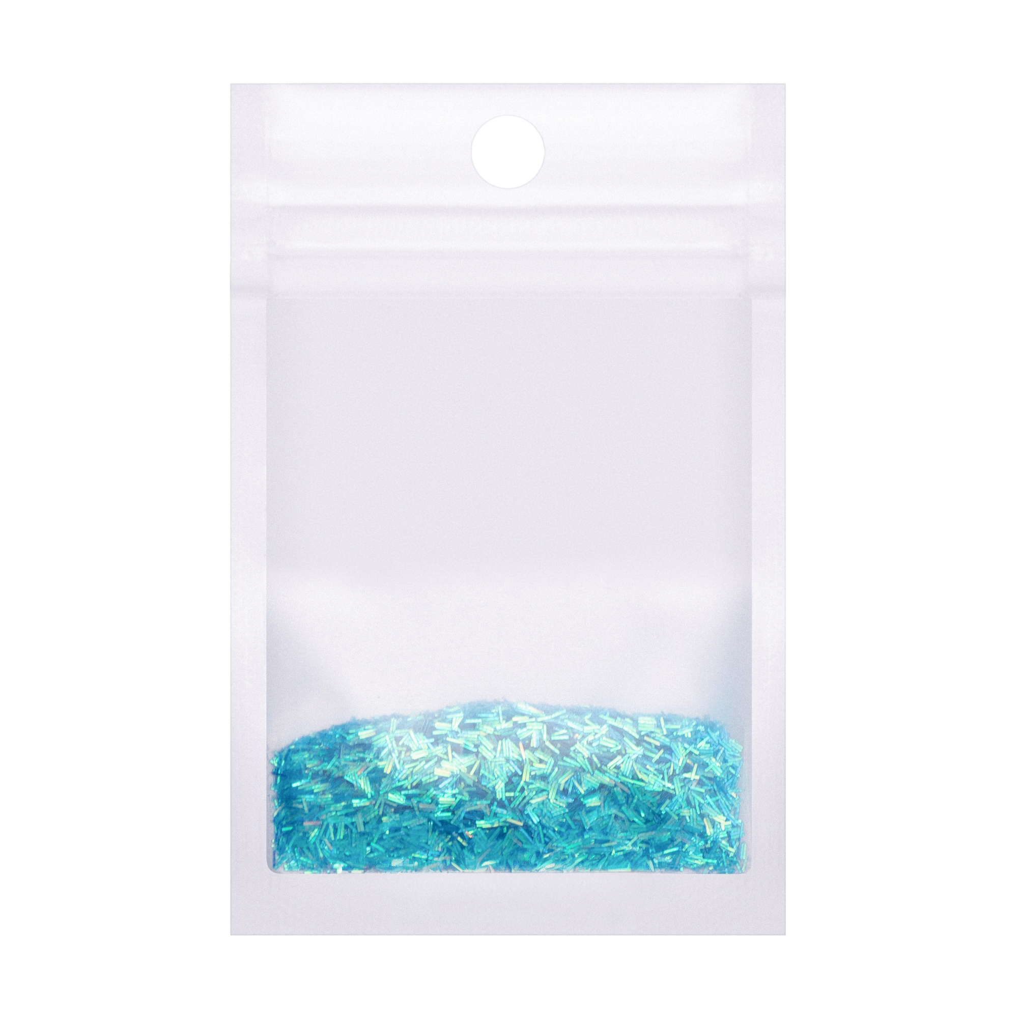 

Стружка-соломка для декору нігтів Nails Molekula Professional 01 Блакитний голографік (ML1157)