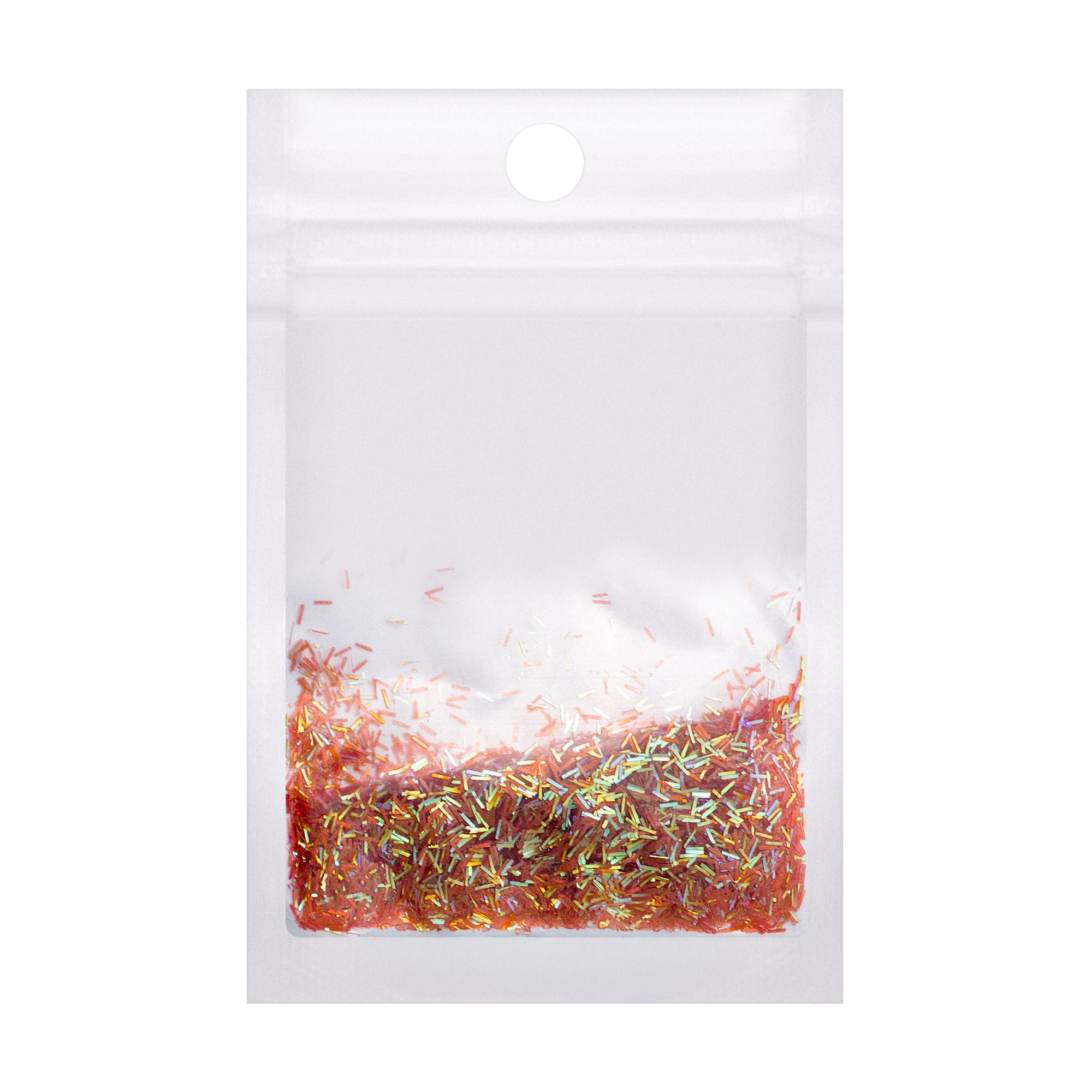 

Стружка-соломка для декору нігтів Nails Molekula Professional 03 Червоний голографік (ML1159)