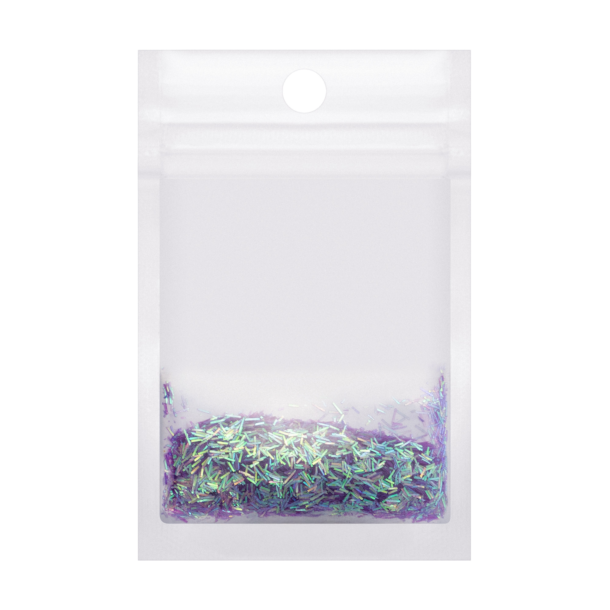 

Стружка-соломка для декору нігтів Nails Molekula Professional 06 Бузковий голографік (ML1162)