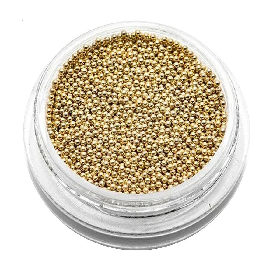 

Бульйонки металеві для декору нігтів Nails Molekula Professional Золото (ML1276)